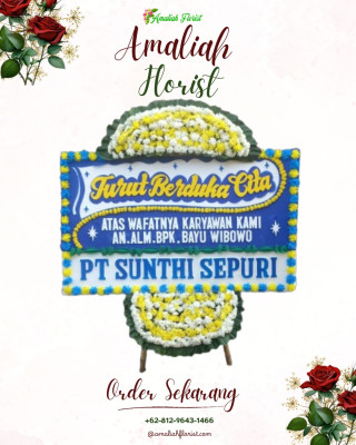 Papan Bunga Duka di Paal Dua
